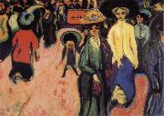 Ernst Ludwig Kirchner The Street painting